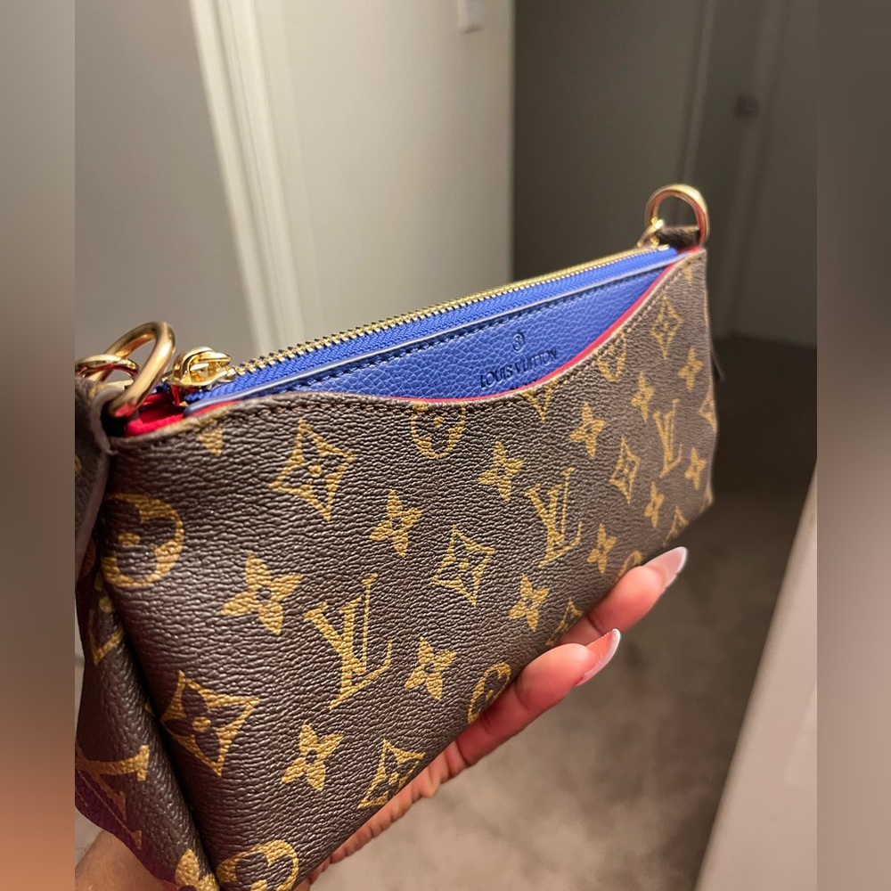 Monogram Canvas Multi-Color Crossbody Pochette fashion bag💙 - Picture 8 of 13